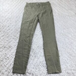 LOFT Jeans Womens Petite 24 00 Olive Green Skinny Stretch Work Casual Capsule